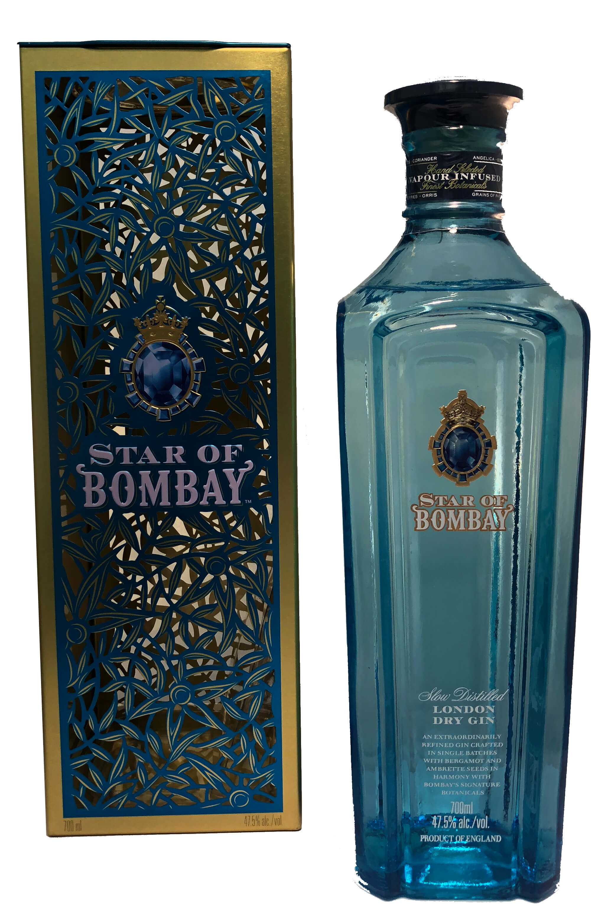 Star of Bombay London Dry Gin 0,7l Wein von Baumann