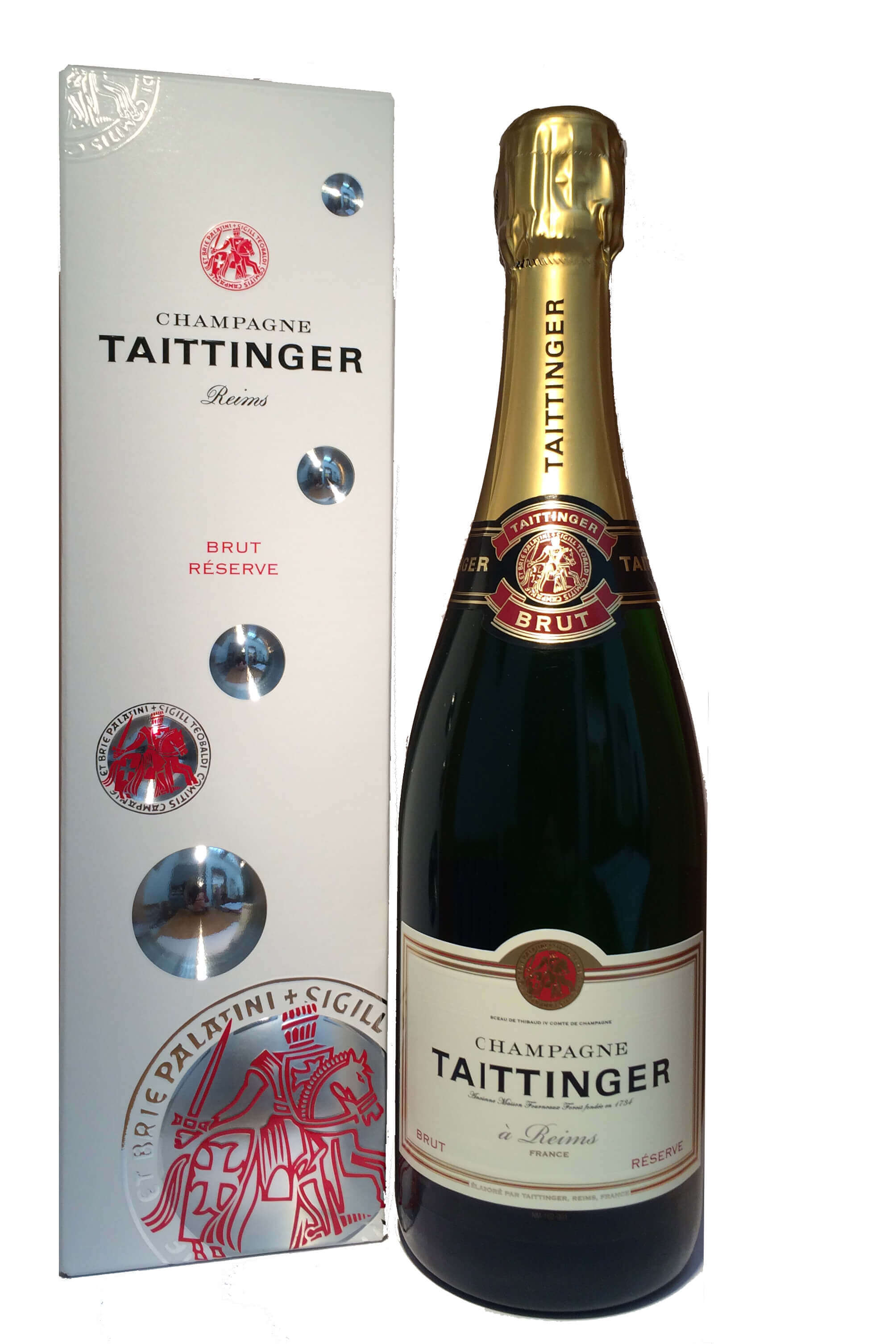 Taittinger Champagner Brut Réserve 0,75l - Wein von Baumann