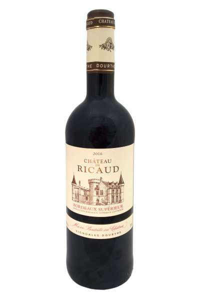 Chateau de Ricaud Bordeaux supérieur 2017 0,75l Dourthe