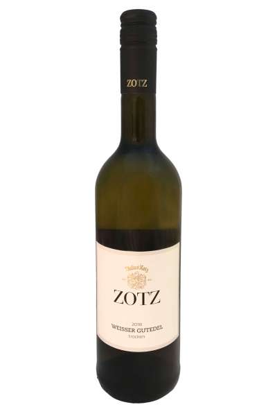 Julius Zotz Exklusiv Weisser Gutedel trocken 2022er 0,75l