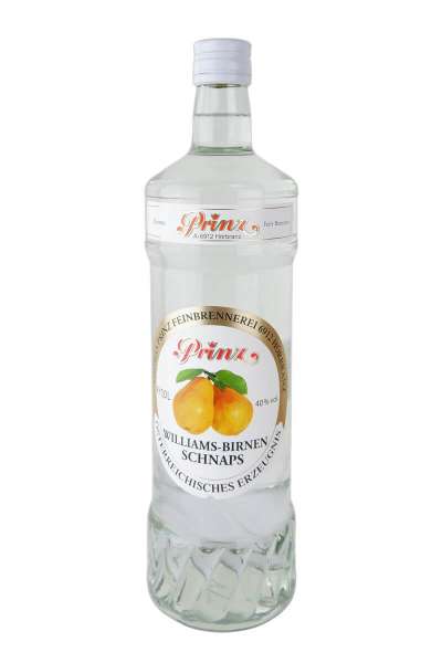 Prinz Williams-Birnen-Schnaps 40% vol. 1,0l