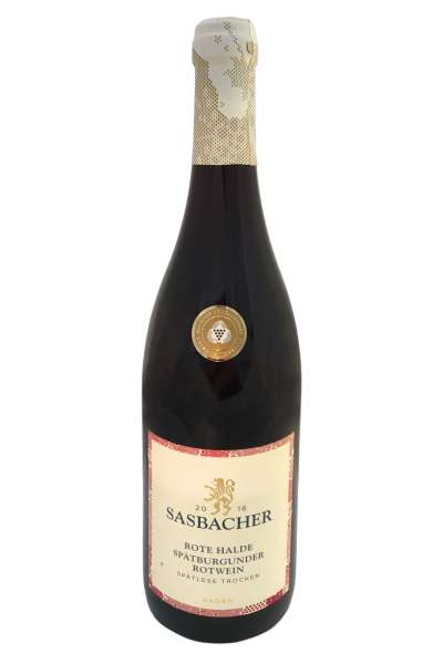 Sasbacher Rote Halde Spätburgunder Rotwein Spätlese trocken 2020er 0,75l