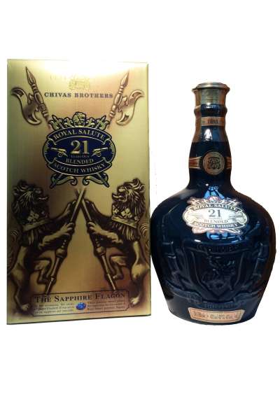 Chivas Royal Salute im Keramikkrug 21 Jahre alt 0,7l